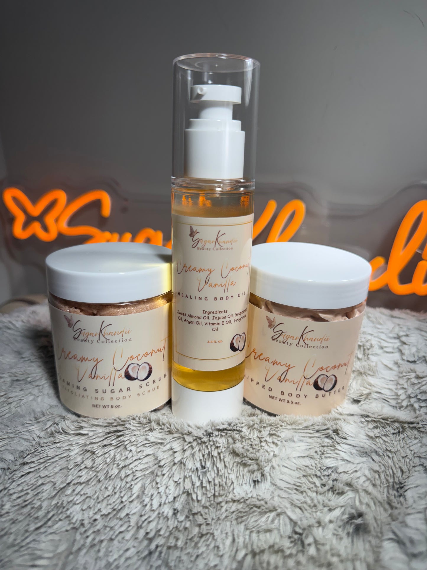Creamy Coconut Vanilla Body Care Set 🥥🤍✨