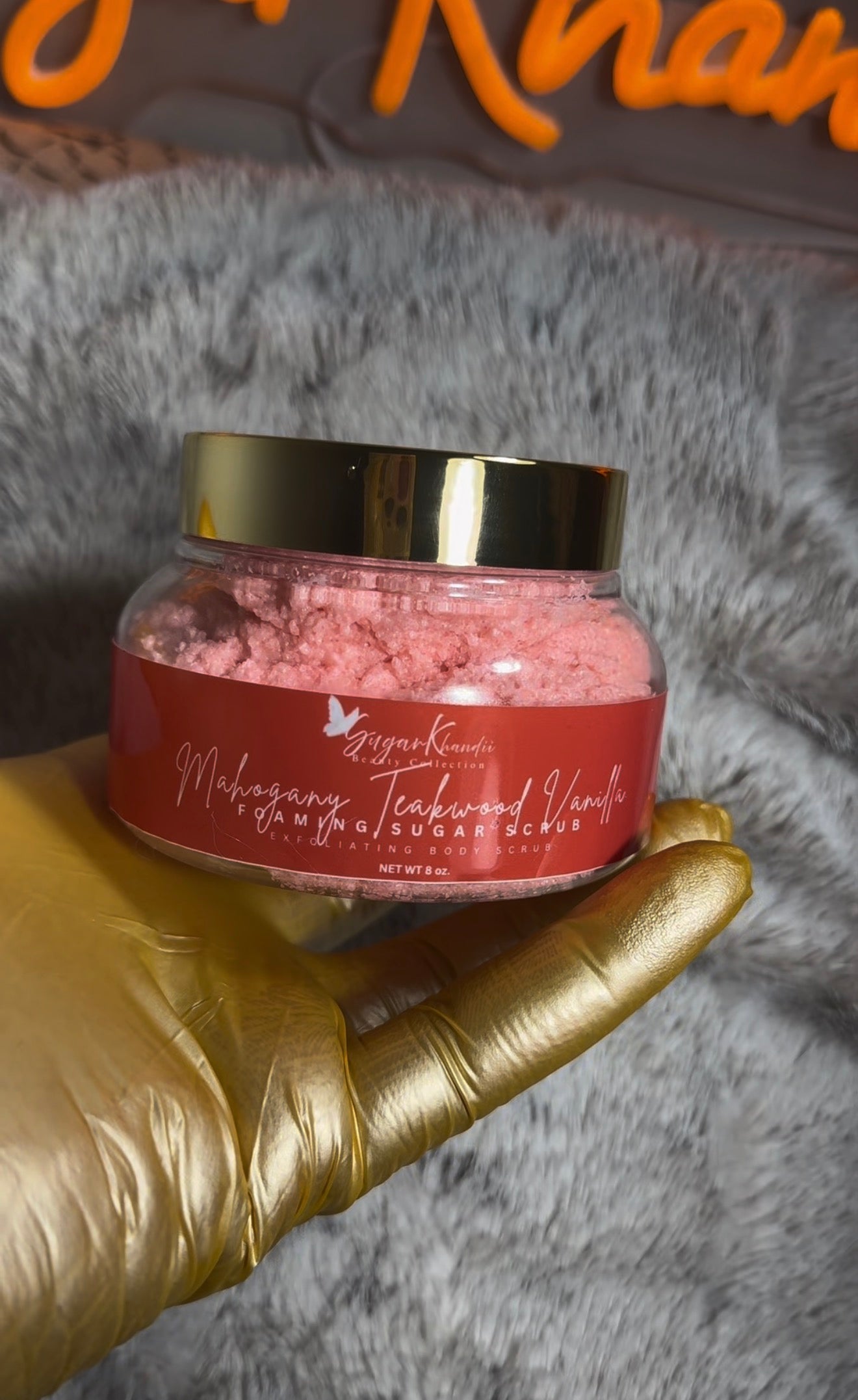 🫧 🤎 Mahogany Teakwood Foaming Sugar Scrub🤎