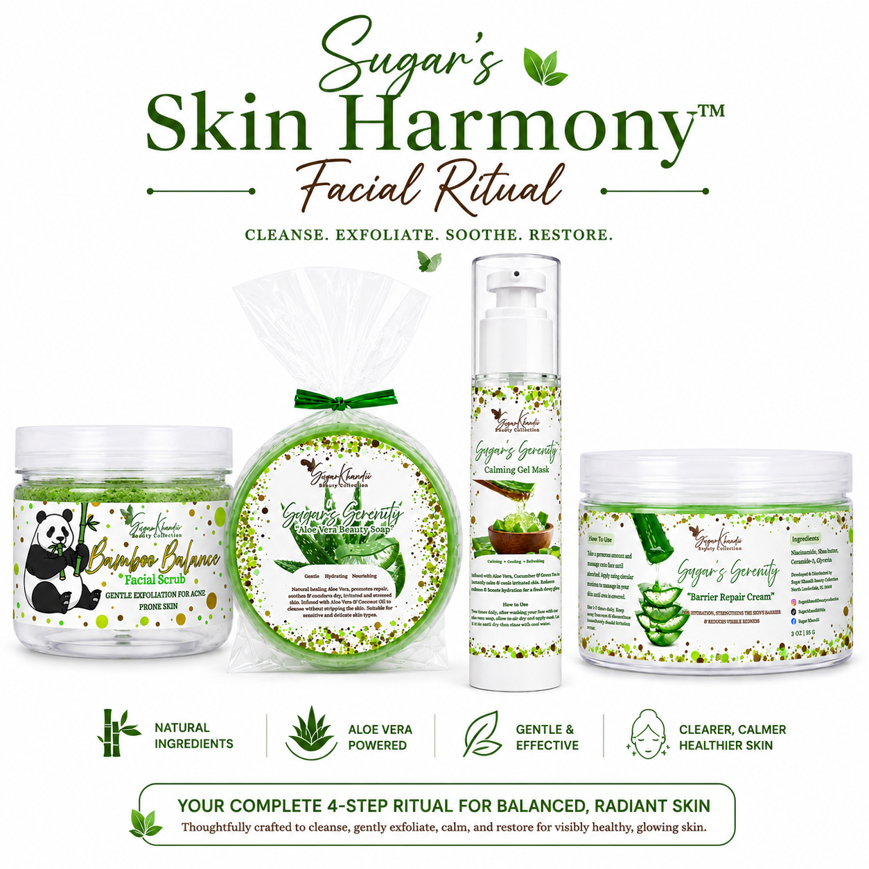💚 Sugar’s Skin Harmony™ Facial Ritual 💚